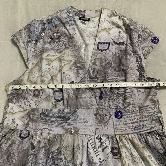 Retrolicious Dress Size 2X Retro Pinup Style - Picture 9 of 10